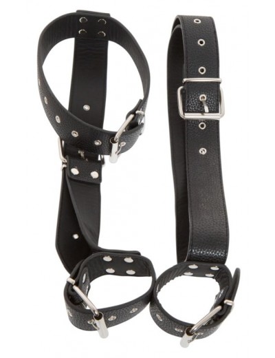 Фиксация на шею и запястья Bad Kitty Neck and Hand Restraints