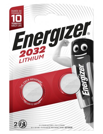 Батарейки Energizer Lithium CR2032 3V - 2 шт.