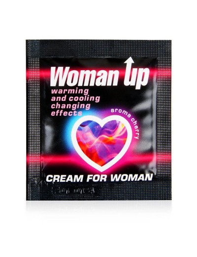 Возбуждающий крем для женщин с ароматом вишни Woman Up - 1,5 гр.