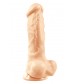 Телесный фаллоимитатор Colours Pleasures Thick 5  Dildo - 18,3 см.