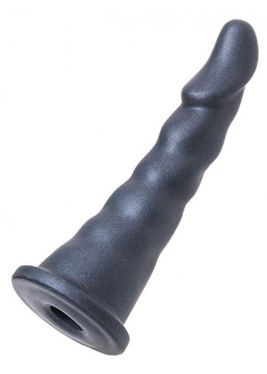 Черная насадка для страпона Axel - 17,5 см.
