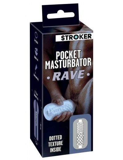 Прозрачный мастурбатор Pocket Masturbator Rave