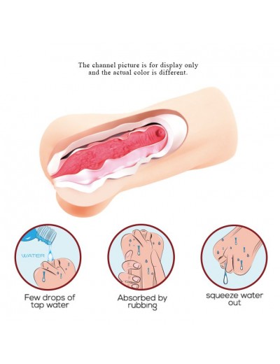Компактный мастурбатор-вагина с эффектом смазки
