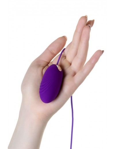 Фиолетовое виброяйцо с пультом управления A-Toys Cony, работающее от USB