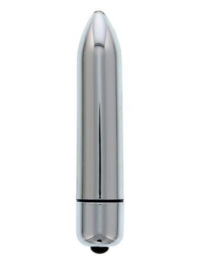 Серебристый мини-вибратор CLIMAX BULLET - 8,5 см.
