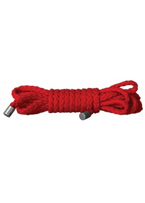 Красная веревка для бондажа Kinbaku Mini - 1,5 м.