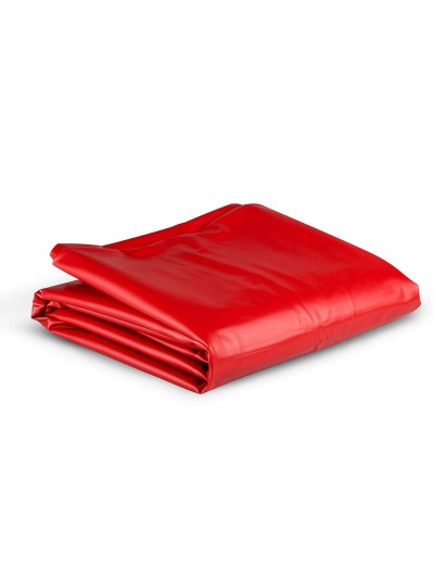 Красное виниловое покрывало - 230 х 180 см.