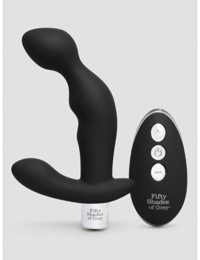 Черный вибромассажер простаты Relentless Vibrations Remote Prostate Vibrator - 15,2 см.