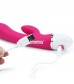 Розовый вибратор-кролик Dreamer Rechargeable Vibrator - 21 см.