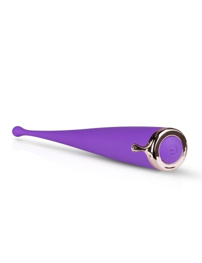 Фиолетовый клиторальный вибратор The Countess Pinpoint Vibrator - 19 см.