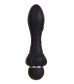 Чёрный вибромассажер для анальной стимуляции PURRFECT SILICONE ANAL VIBRATOR BLACK - 12,7 см.