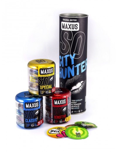 Набор презервативов MAXUS City Hunter