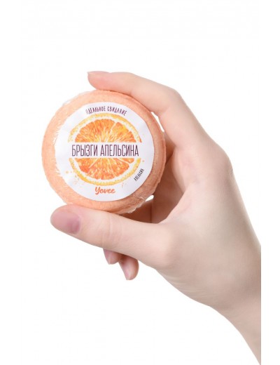 Бомбочка для ванны «Брызги апельсина» с ароматом апельсина - 70 гр.