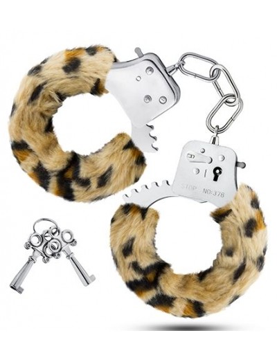 Леопардовые игровые наручники Cuffs