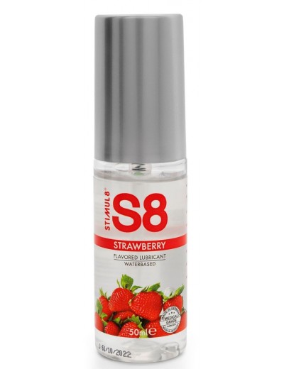 Лубрикант S8 Flavored Lube со вкусом клубники - 50 мл.