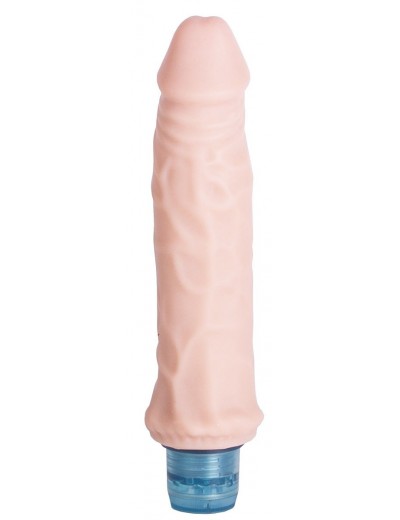 Телесный вибратор Vibro Realistic Cock Dildo - 17,5 см.