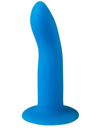 Синий, светящийся в темноте стимулятор Neon Driver - 13,3 см.