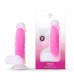 Ярко-розовый фаллоимитатор-реалистик So Divine Glorious Real skin feel pink dildo - 19 см.