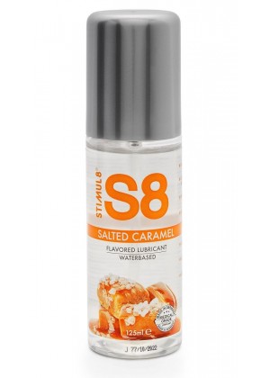 Смазка на водной основе S8 Flavored Lube со вкусом соленой карамели - 125 мл.