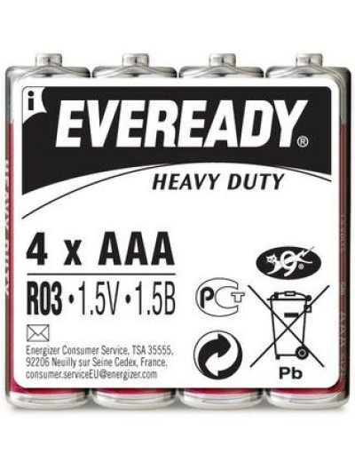 Батарейки EVEREADY R03 типа AAA - 4 шт.