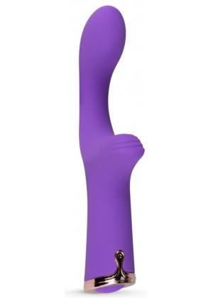 Фиолетовый вибратор The Baroness G-spot Vibrator - 19,5 см.