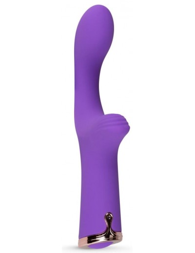 Фиолетовый вибратор The Baroness G-spot Vibrator - 19,5 см.