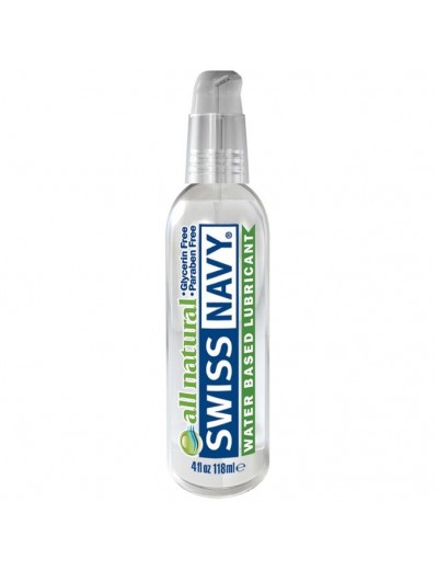 Гипоаллергенный лубрикант Swiss Navy All Natural Water Base Lubricant - 118 мл.