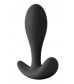 Черная анальная пробка для ношения Pillager I - 10,2 см.