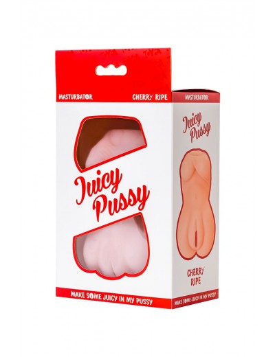 Телесный мастурбатор Juicy Pussy Cherry Ripe