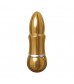 Золотистый алюминиевый вибратор GOLD SMALL - 7,5 см.