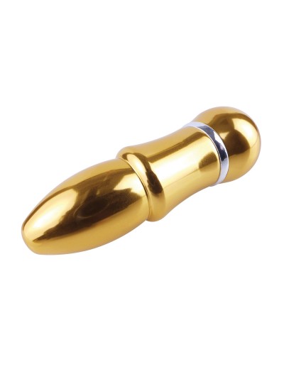 Золотистый алюминиевый вибратор GOLD SMALL - 7,5 см.