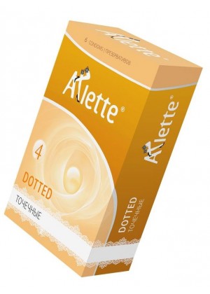 Презервативы Arlette Dotted с точечной текстурой - 6 шт.
