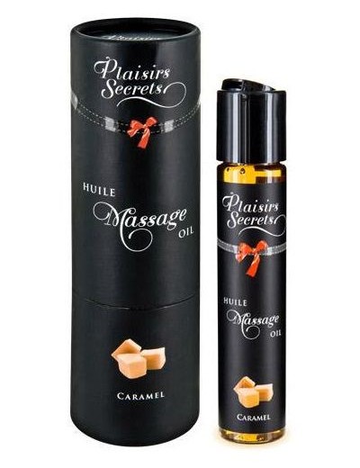 Массажное масло с ароматом карамели Huile de Massage Gourmande Caramel - 59 мл.