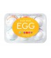 Набор из 6 мастурбаторов-яиц Tenga EGG I Strong Sensations с различными рельефом