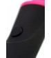 Черно-розовый вибростимулятор ASTER - 19,5 см.