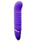 Фиолетовый перезаряжаемый вибратор PROVIBE - 14 см.