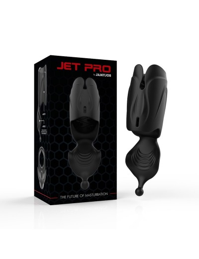 Черный мастурбатор Jamyjob Rechargeable Head Stroker Masturbator