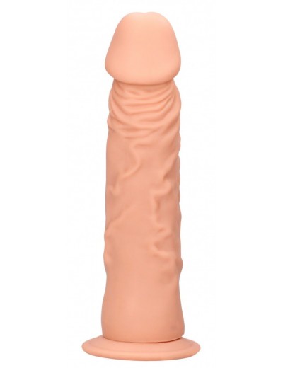 Телесный фаллоимитатор Realistic Dildo с трусиками - 26,7 см.