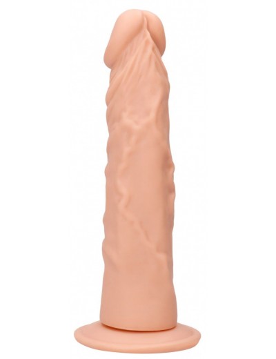 Телесный фаллоимитатор Realistic Dildo с трусиками - 26,7 см.