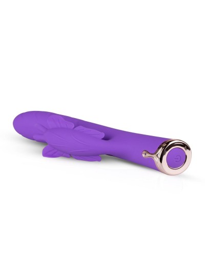 Фиолетовый вибратор-кролик The Princess Butterfly Vibrator - 20,5 см.