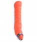 Оранжевый силиконовый G-вибратор PURRFECT SILICONE G-SPOT VIBRATOR - 17,7 см.