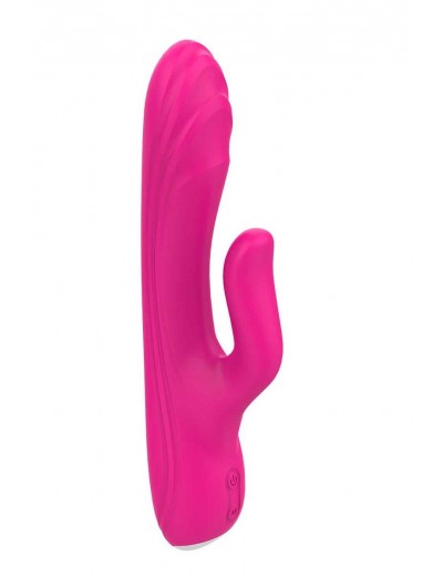 Ярко-розовый вибратор-кролик Flexible G-spot Vibe - 21 см.