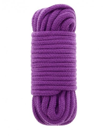 Фиолетовая хлопковая веревка BONDX LOVE ROPE 10M PURPLE - 10 м.