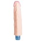 Телесный вибратор Vibro Realistic Cock Dildo - 19,5 см.