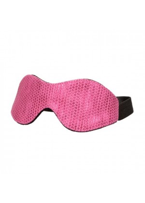 Розово-черная маска на резинке Tickle Me Pink Eye Mask