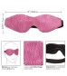 Розово-черная маска на резинке Tickle Me Pink Eye Mask