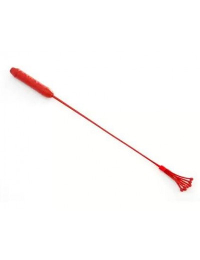 Красный стек с ручкой-фаллосом - 62 см.