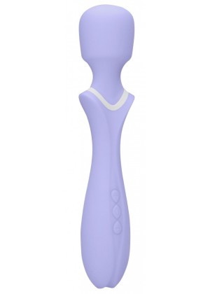 Фиолетовый вибромассажер-жезл Jiggle