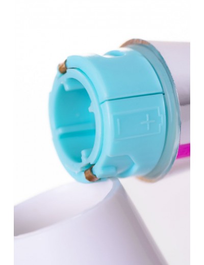 Розовый силиконовый вибратор с клиторальным стимулятором - 20,4 см.