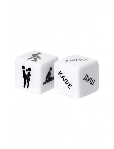 Набор игральных кубиков Eromantica «Грани любви»